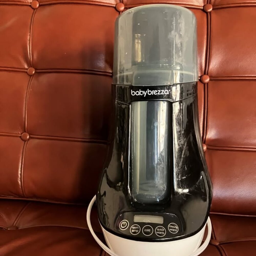 Baby Brezza Electric Baby Bottle Warmer, Breastmilk Warmer + Baby Food defroster